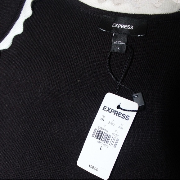 Express Short Sleeved Sweater Dress - Picture 5 of 5